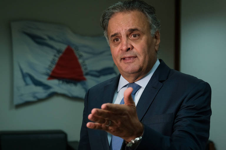 Aécio Neves estreia propaganda do PSDB em Minas com críticas a Zema e defesa das estatais