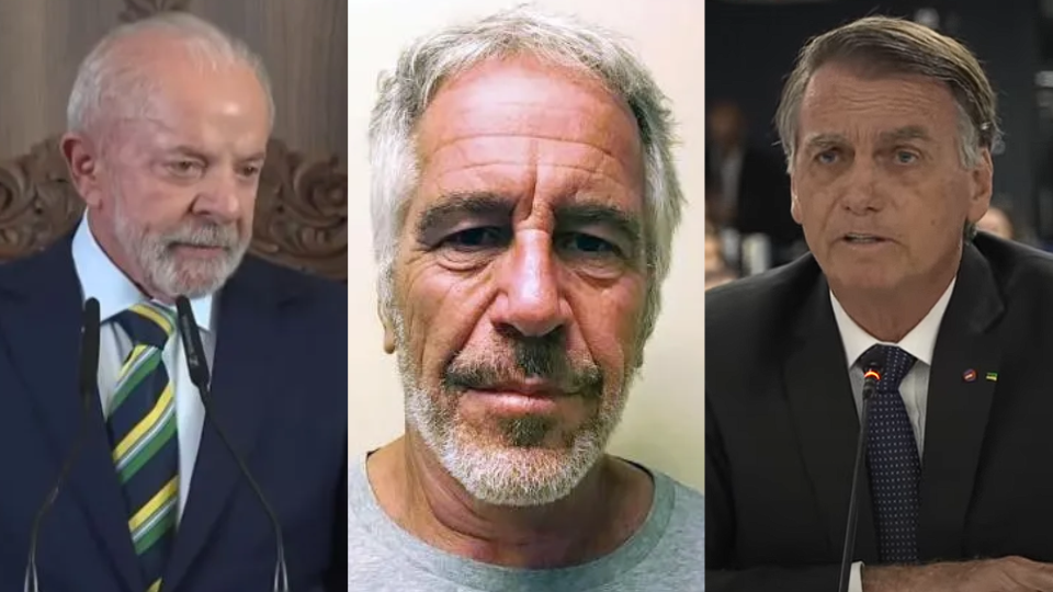 Epstein cita Lula e Bolsonaro em troca de emails revelada por parlamentares dos EUA