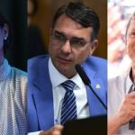 Michelle se aproxima de Tarcísio e alimenta desconfianças em relação a Flávio Bolsonaro