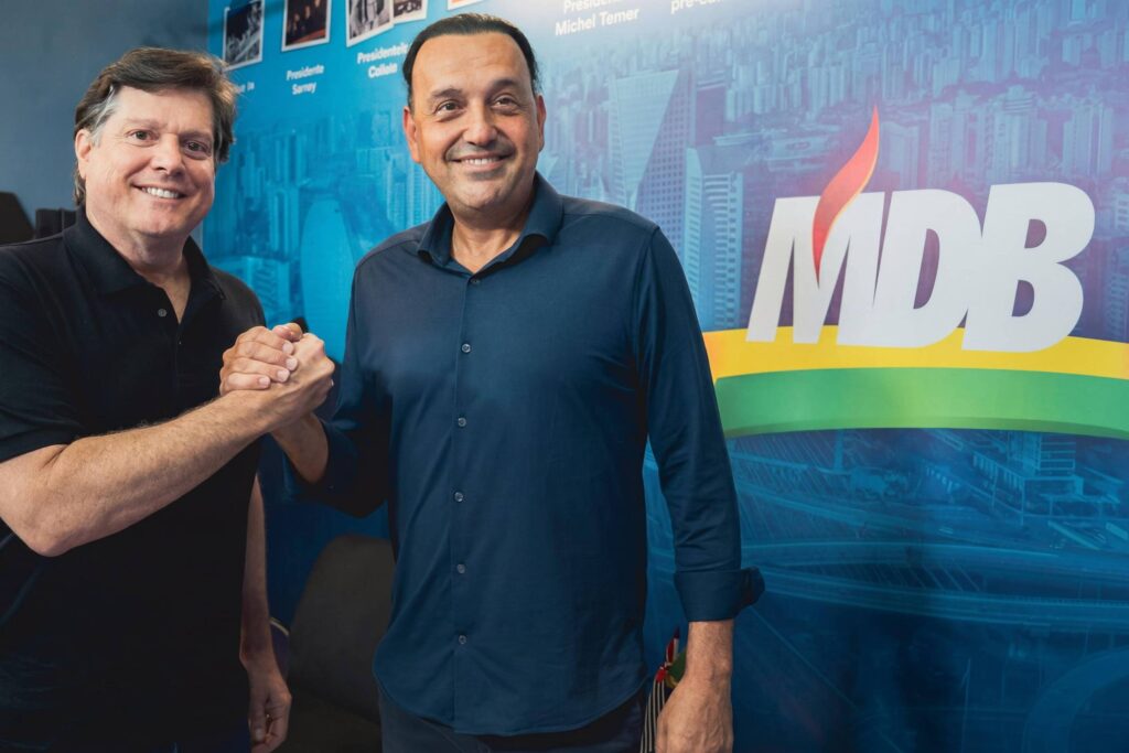 Vice de Tarcísio rompe com Kassab e acerta ida ao MDB em São Paulo