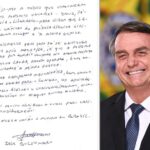 Nikolas divulga carta de Bolsonaro; ex-presidente defende Michelle e faz apelo por união da direita
