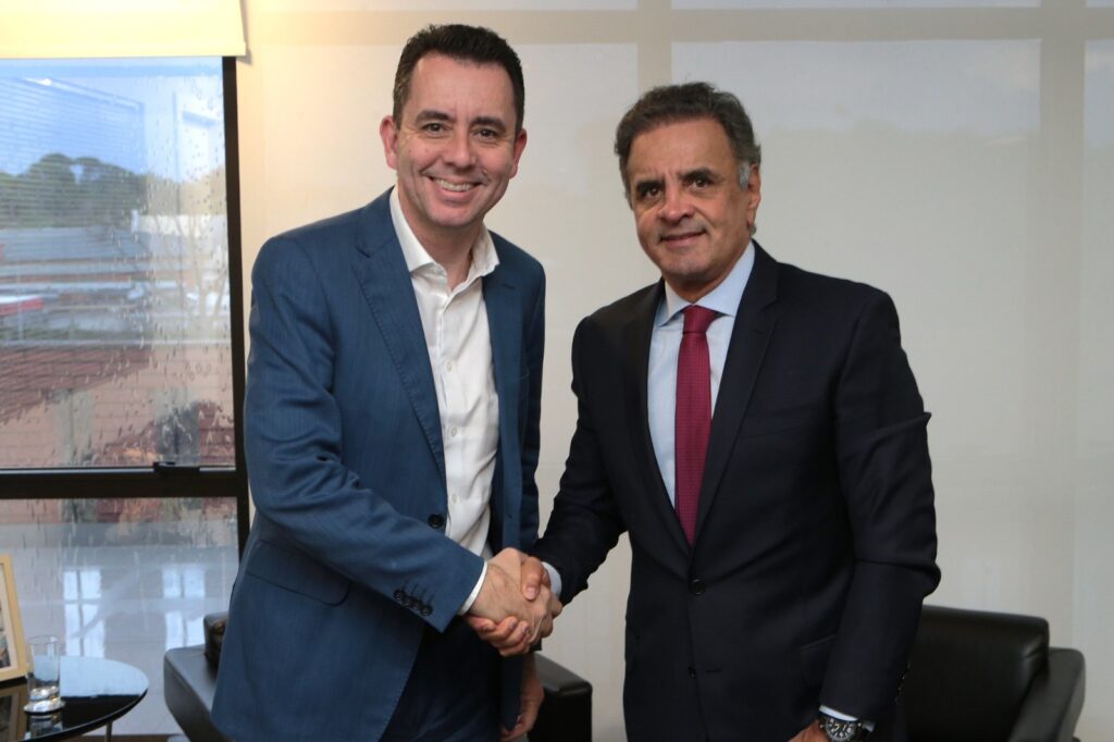 Aécio Neves (PSDB) afirma que Paulo Serra será candidato ao governo de SP em 2026