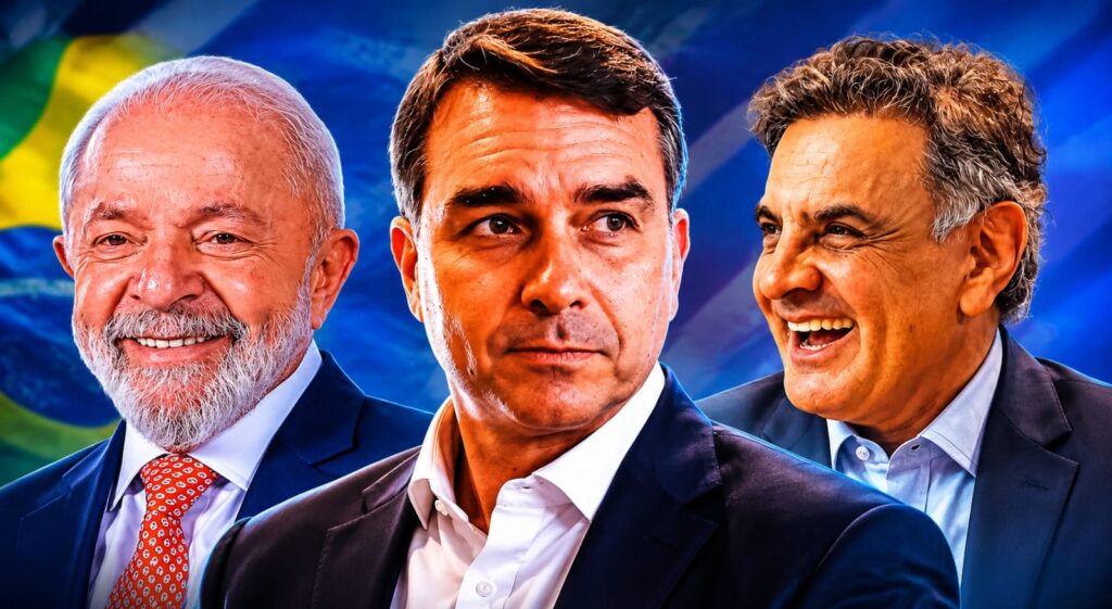 Flávio lidera, seguido por Lula e Aécio, diz pesquisa em São Paulo