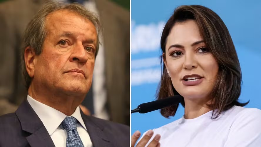 Valdemar diz que ‘Michelle está fora de questão’ e reafirma apoio a Flávio Bolsonaro