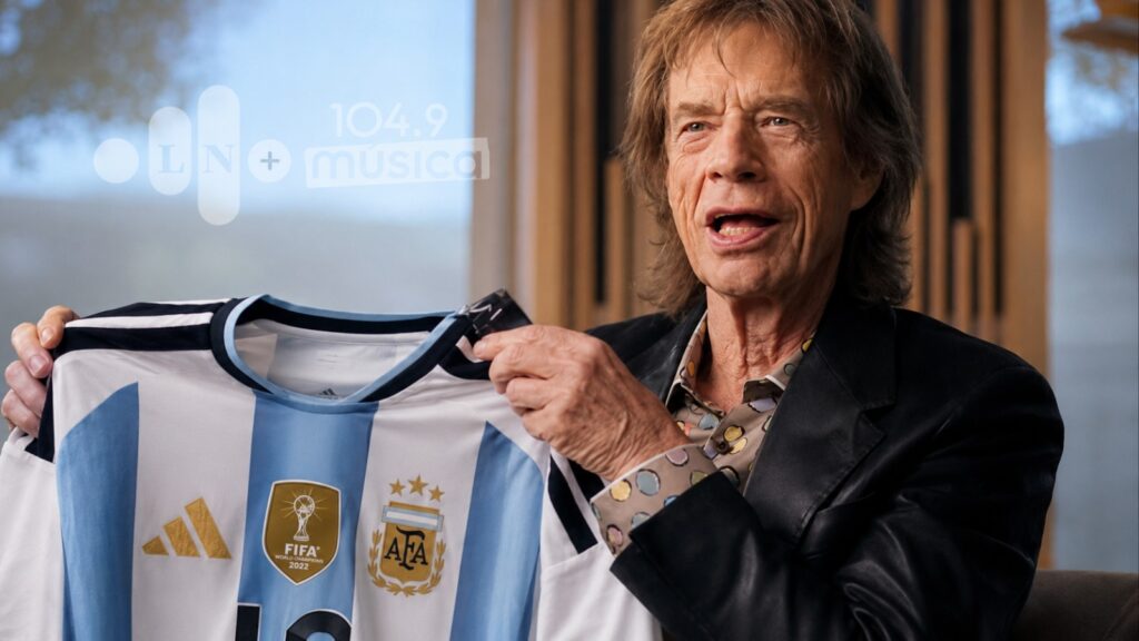 Lembra do meme? Mick Jagger ganha camisa da Argentina e declara apoio aos hermanos