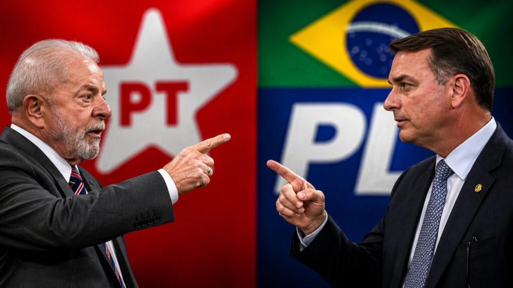 Mesmo sendo proibido, PT e PL já gastaram R$ 277 mil em impulsionamentos para atacar adversários