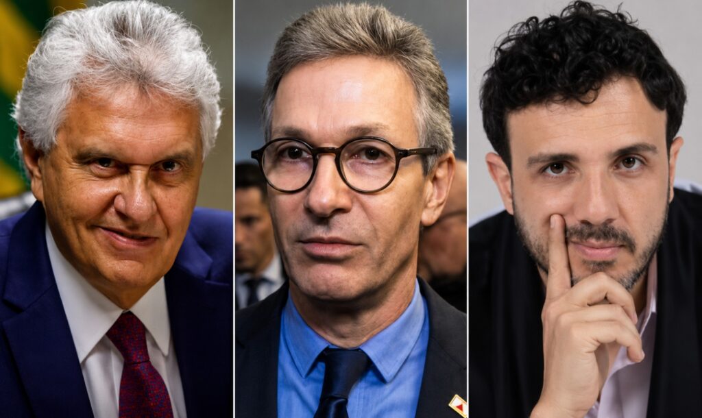 Caiado segue Zema e Renan e sobe o tom com ataques a Flávio Bolsonaro