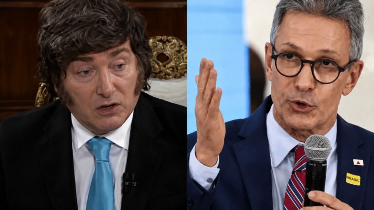 Zema critica Milei por falas contra Lula