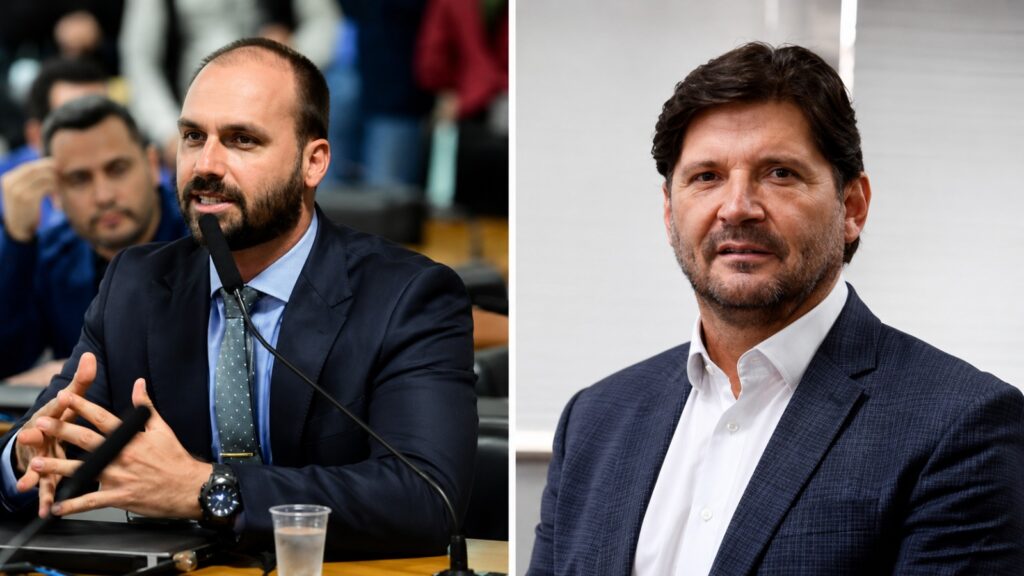 Eduardo Bolsonaro não deve mais ser suplente de pupilo de Valdemar ao Senado em São Paulo