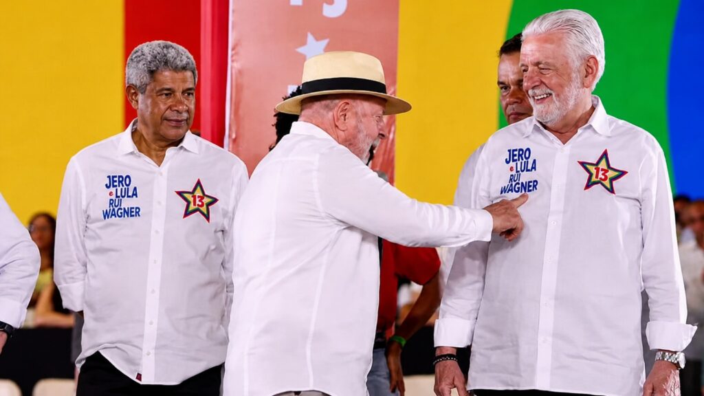 Lula pede voto para Jaques Wagner, envolvido no caso do Banco Master