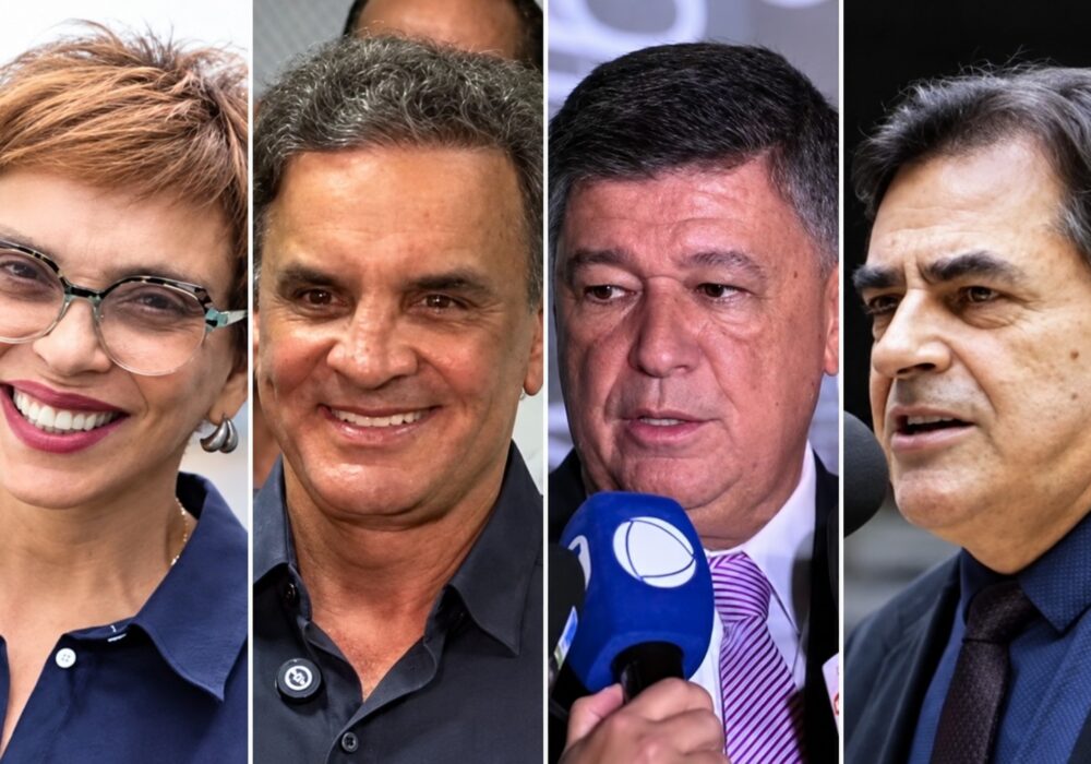 Aécio, Marília, Domingos e Viana empatam pelo Senado em Minas, diz pesquisa Quaest