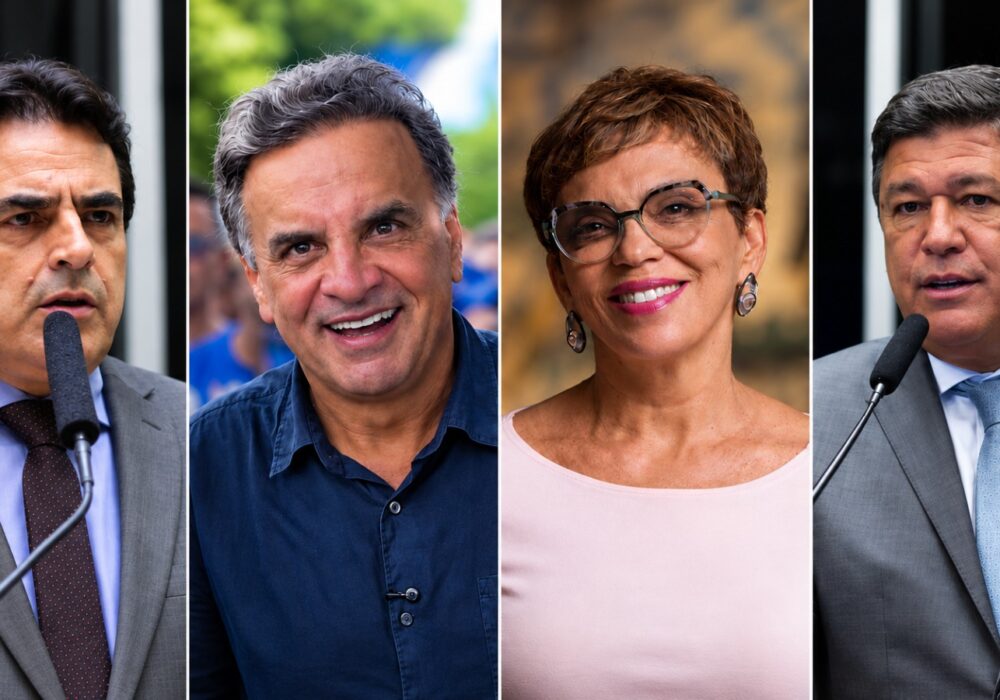 Domingos Sávio, Aécio, Marília e Viana empatam pelo senado em Minas, diz Quaest